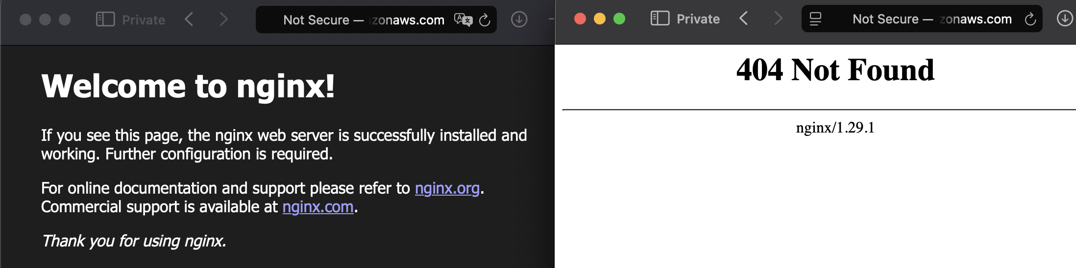 Accessing the mock service