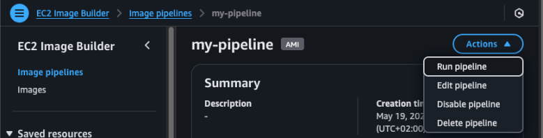 Run the pipeline