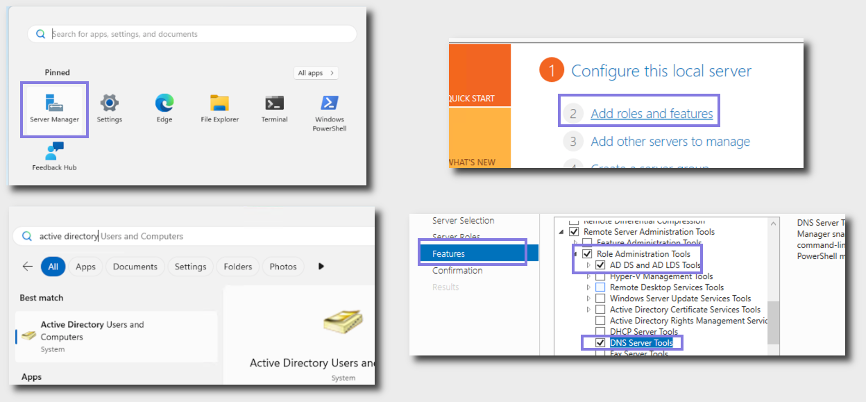 AD Tools installation