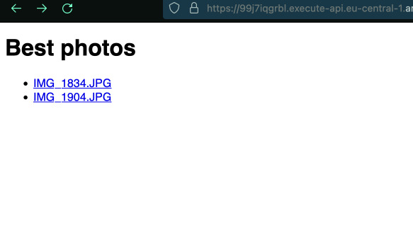 Listing files