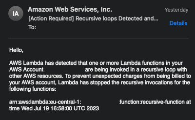 Recursion email