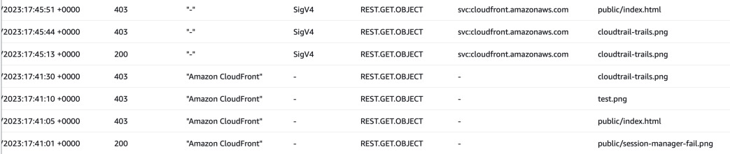 Server logs