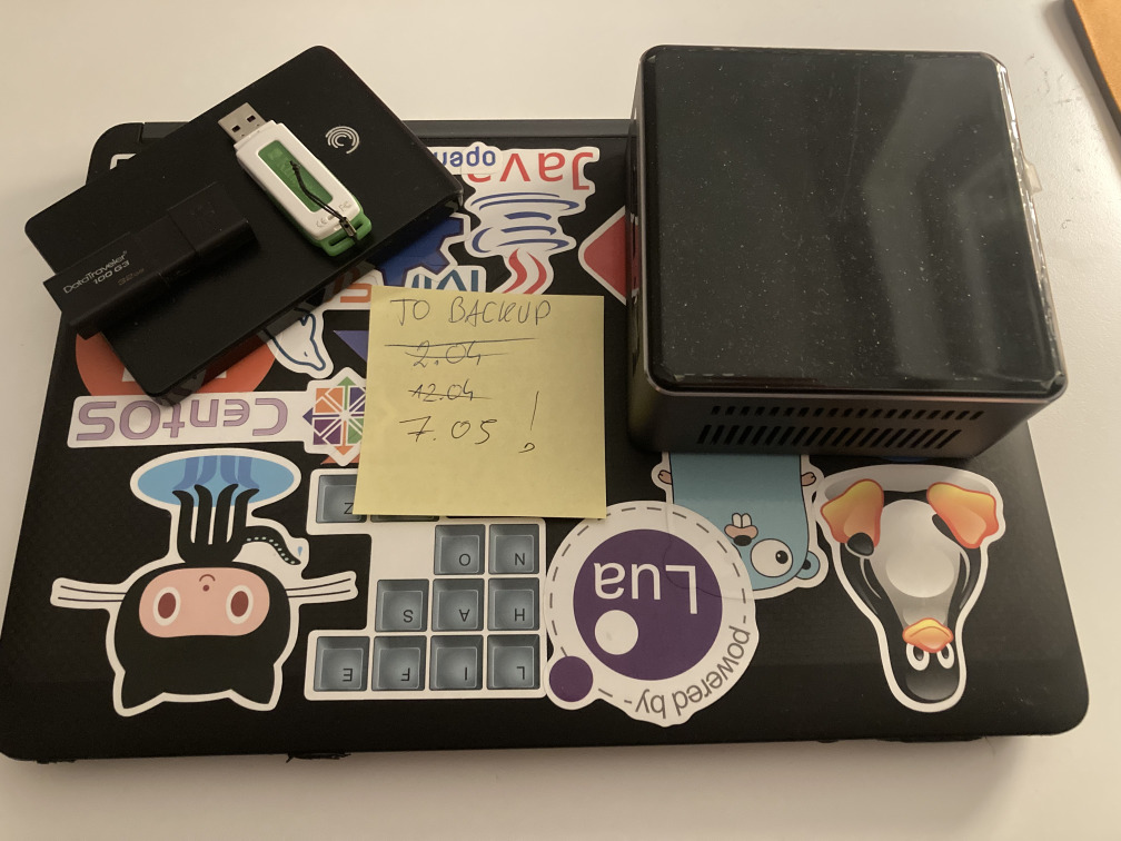 Things to backup
