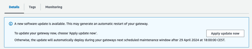 Update available