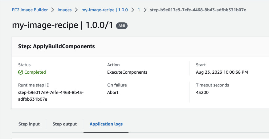Build logs