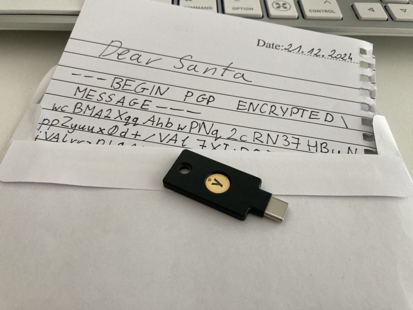 Encrypted message